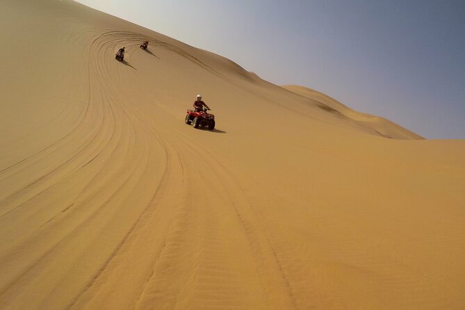 2hr COMBO - 1hr Lie-down Sandboarding and 1hr Quad Bike ride - Quick facts about the dune adventure
