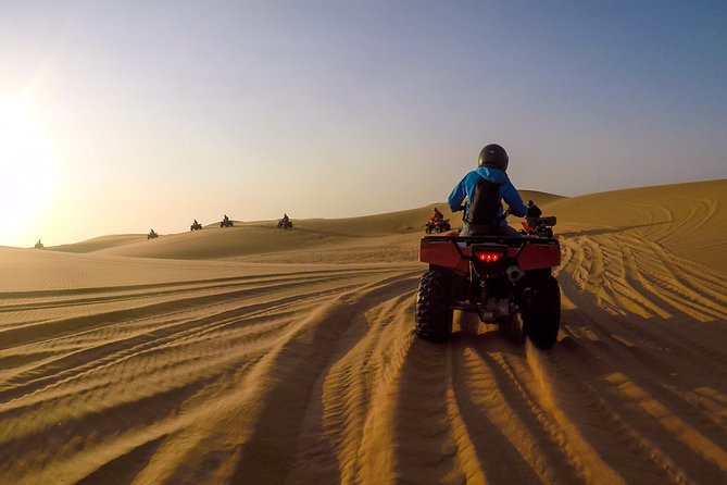 2hr COMBO - 1hr Lie-down Sandboarding and 1hr Quad Bike ride - Safety first, then out into the dunes