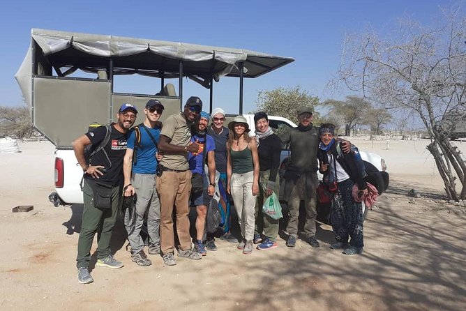 ETOSHA PARK SAFARI with local guides in 9-seater 4x4s - What the raised 4x4 is like for a full day