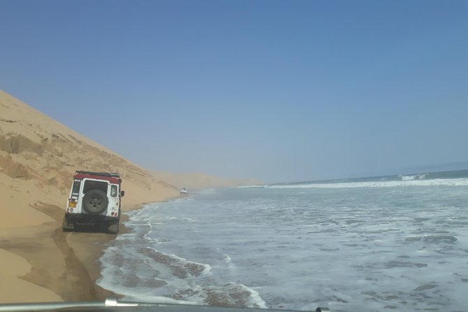 Exhilarating Sandwich Harbour 4x4: Guided Self drive experience - The big payoff: steep dunes and sea views