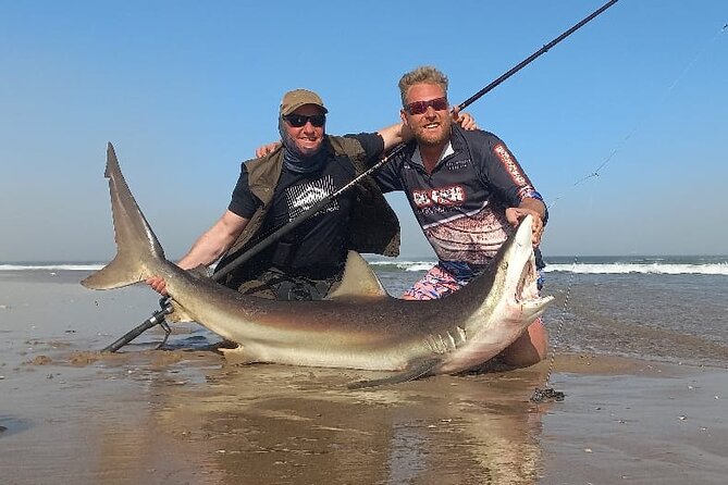 Fishing Trip and Shore Angling in the Namibian Coastline - The catch: sharks, rays, and edible fish