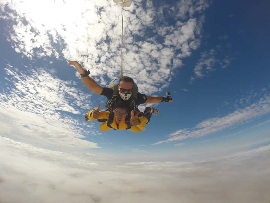 From Swakopmund: Tandem Sky Diving - Seven minutes under the parachute