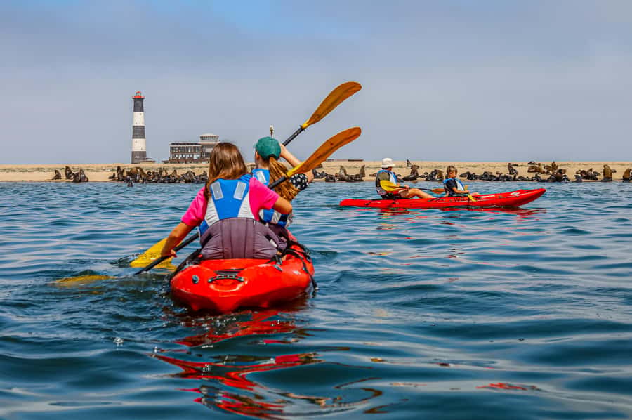 Kayak Dune Day - Crossing Pelican Point and Donkey Bay