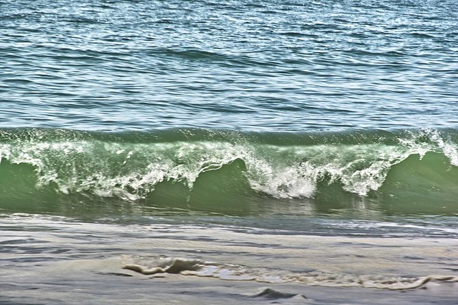 Sandwich Harbour Guided, Self-Drive Tour - The narrow tidal passage and Atlantic edge