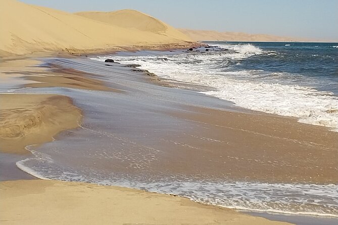Scenic Sandwich Harbor Half Day tour - Along the shore toward the dune belt