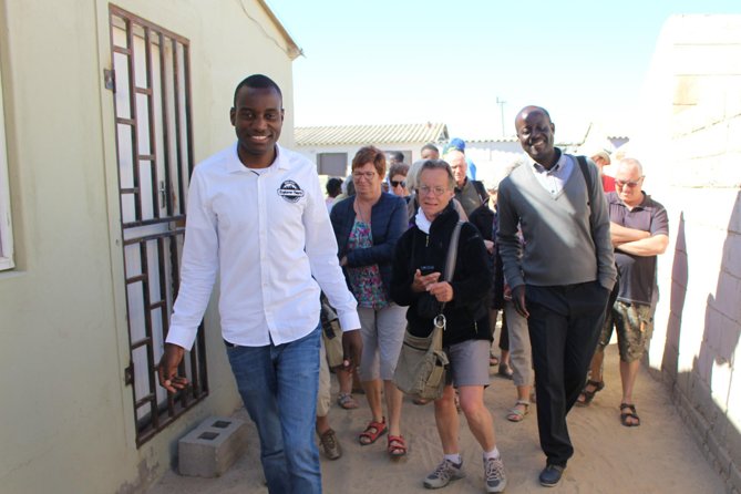 Swakopmund Explorer Township Tour in Mondesa with Nande the Township Local Guide - Walking through the Mondesa market