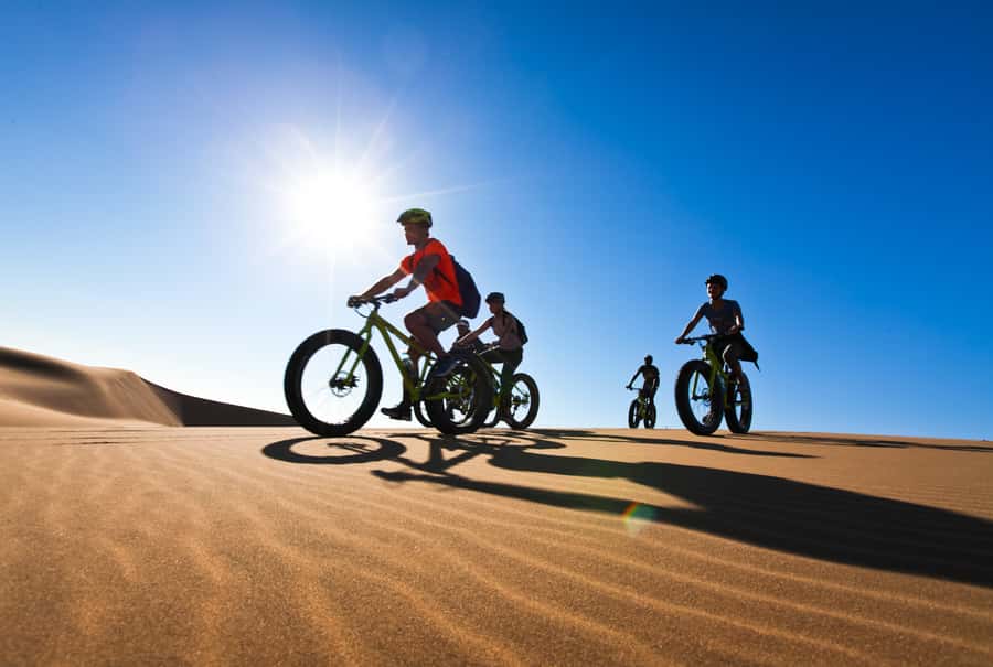 Swakopmund: Scenic Desert Bike Tour - From Hendrik Witbooi Street to the dry riverbed